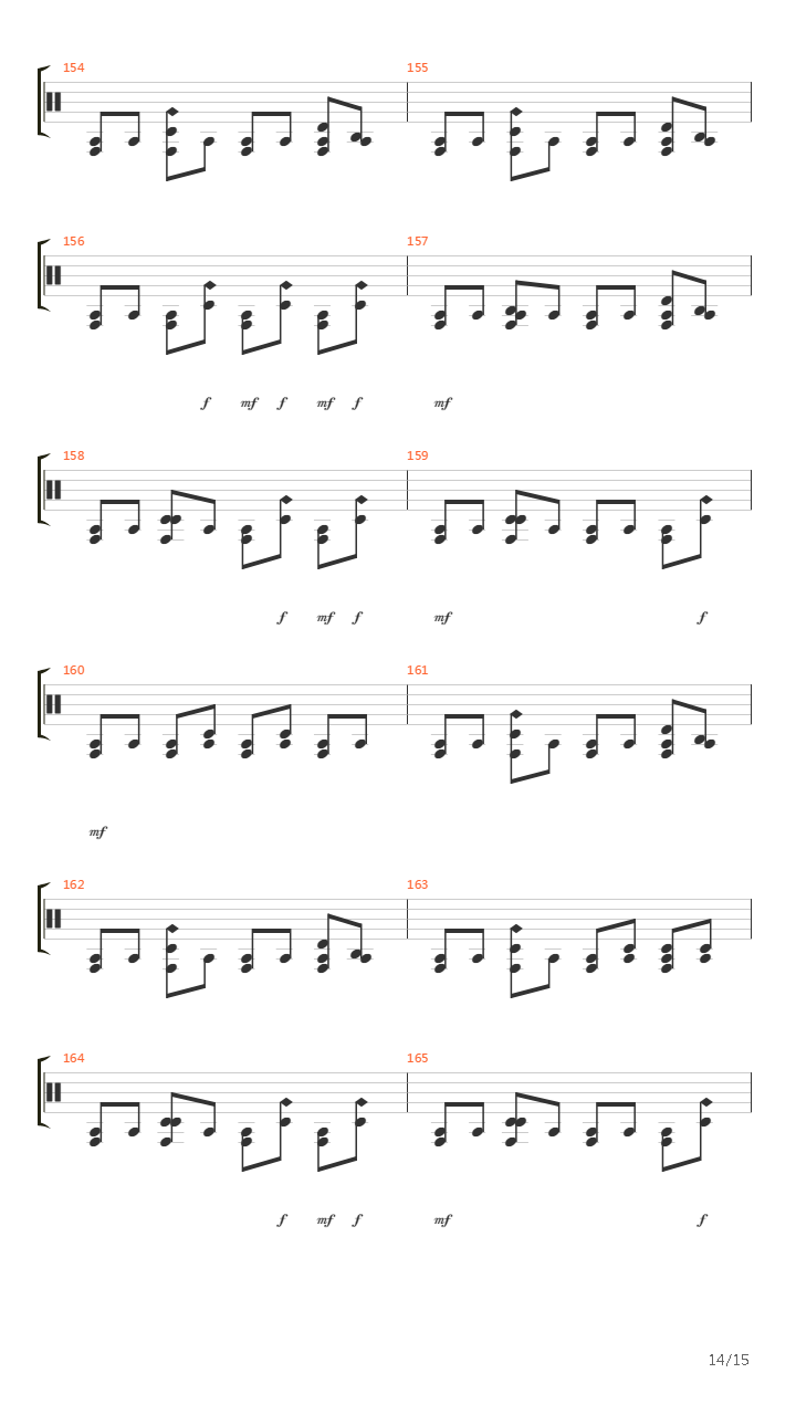 Enter Sandman (16)吉他谱