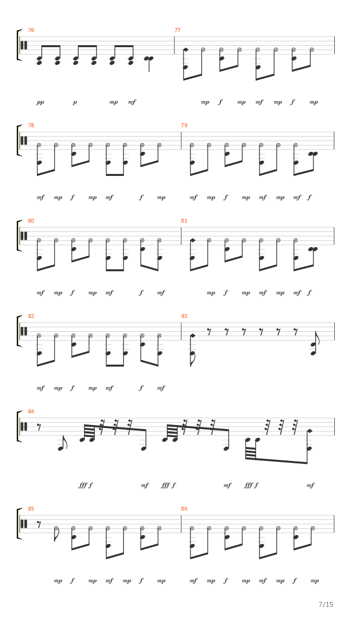 Enter Sandman (16)吉他谱