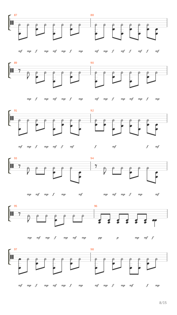 Enter Sandman (16)吉他谱