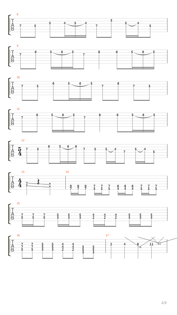 Eye Of The Beholder (Guitar Solo Lesson by Chris Zoupa)吉他谱