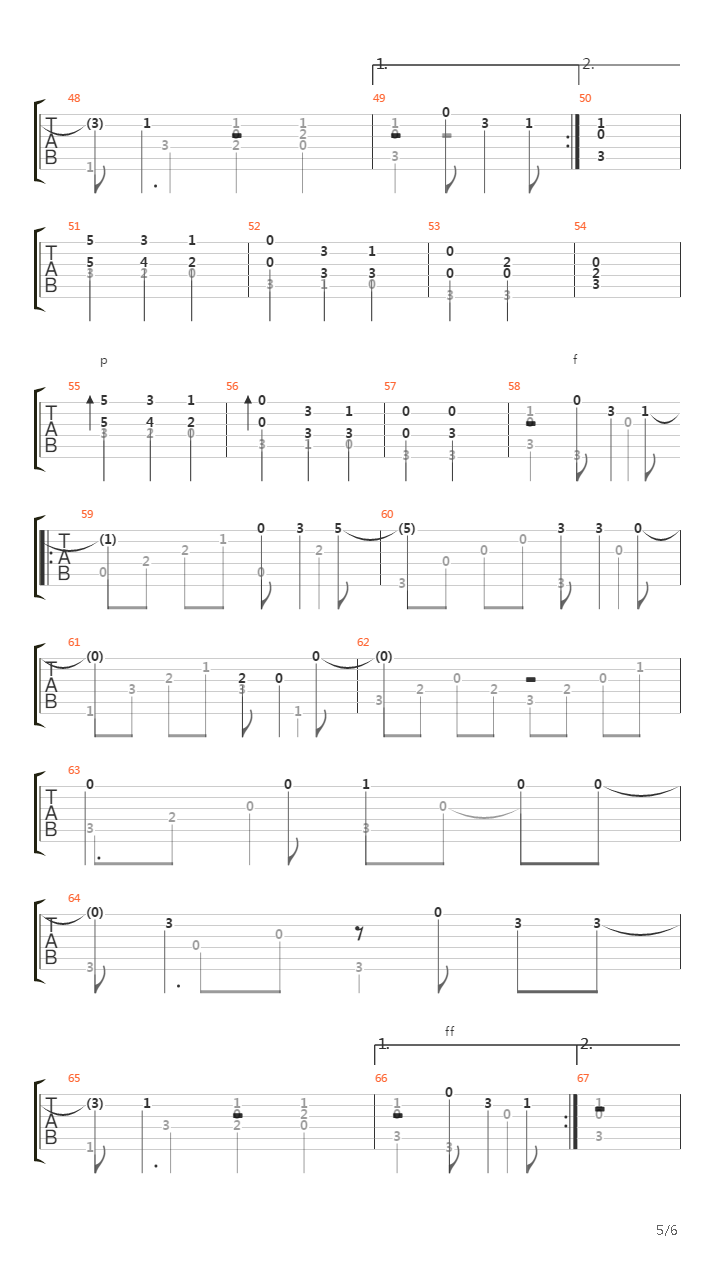 Let It Be (Fingerstyle)吉他谱