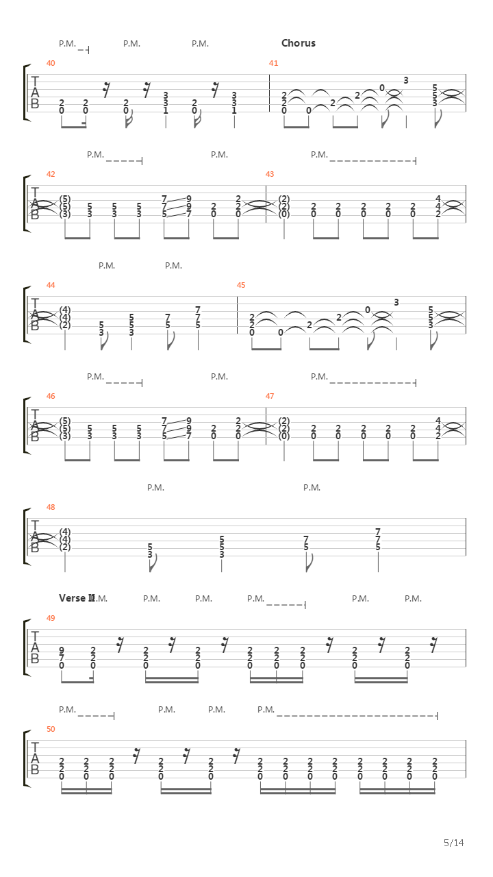 Before The Damned (5吉他谱