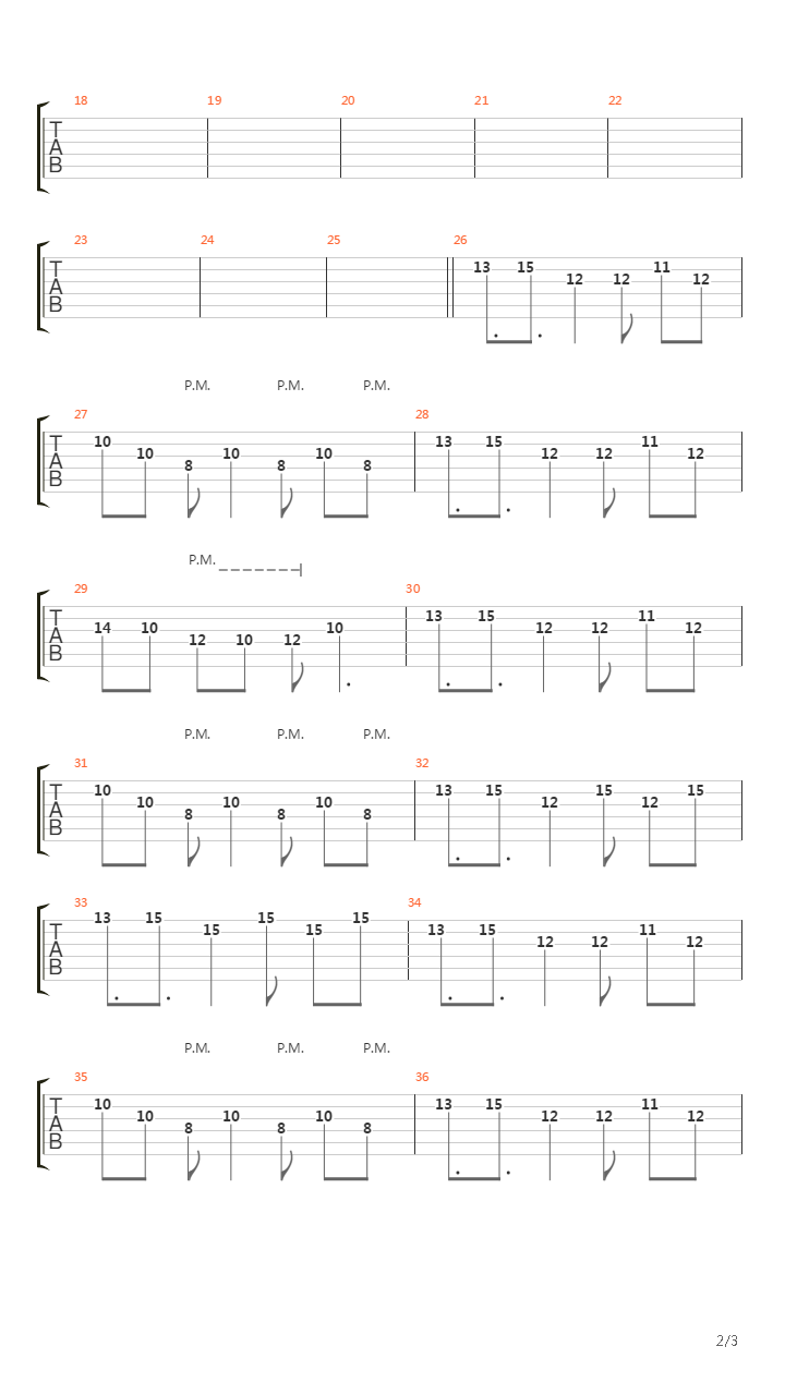 Anodyne Sea (Outro Solo)吉他谱