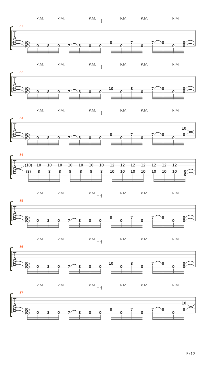 The Death Of Me吉他谱