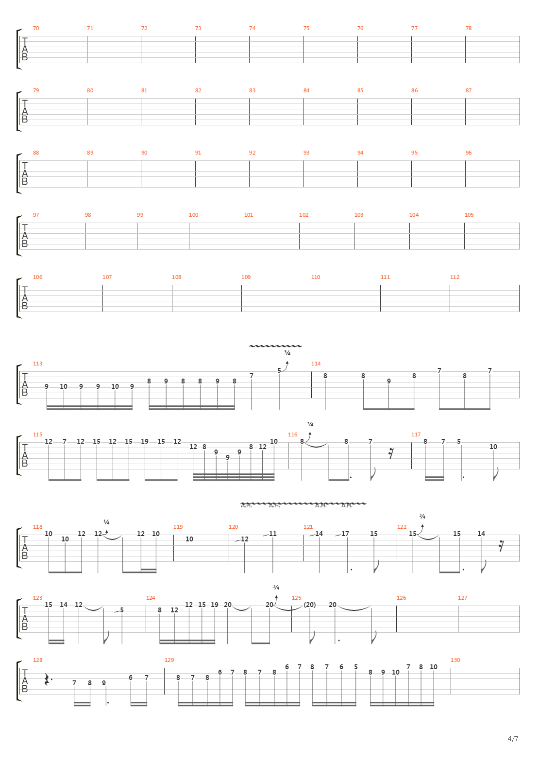 The Stage吉他谱