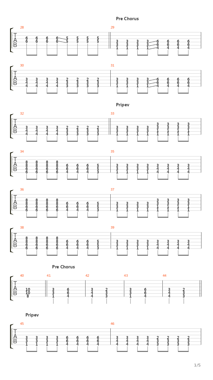 Garri吉他谱