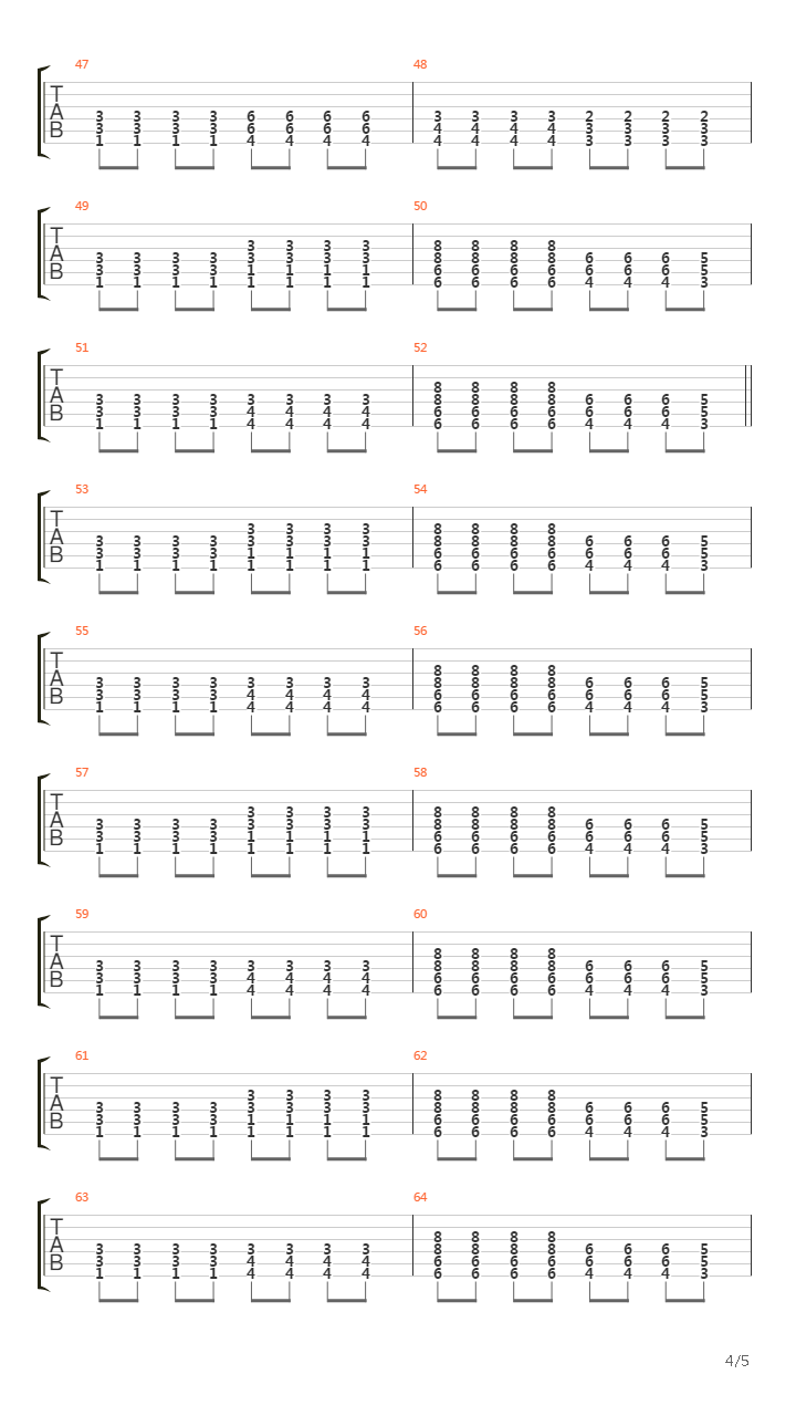 Garri吉他谱