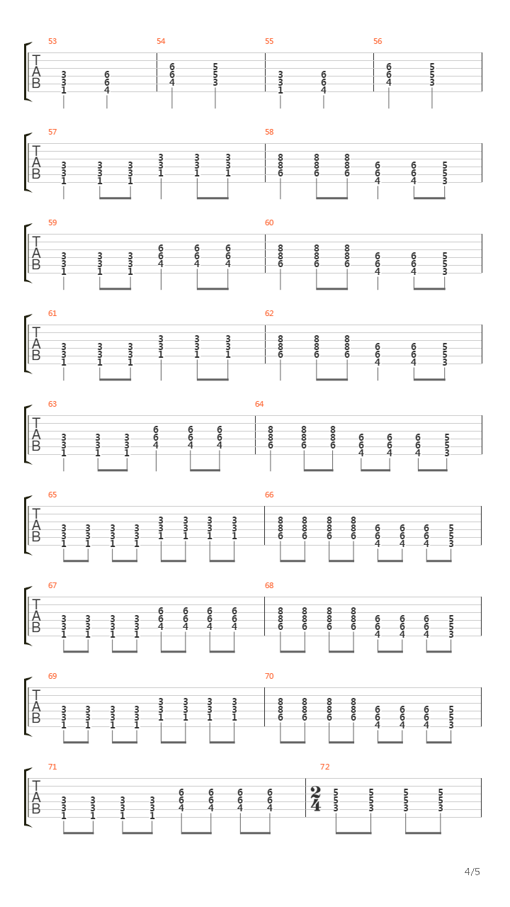 Гарри吉他谱