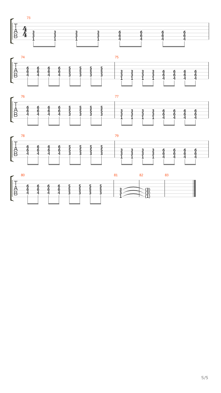 Гарри吉他谱