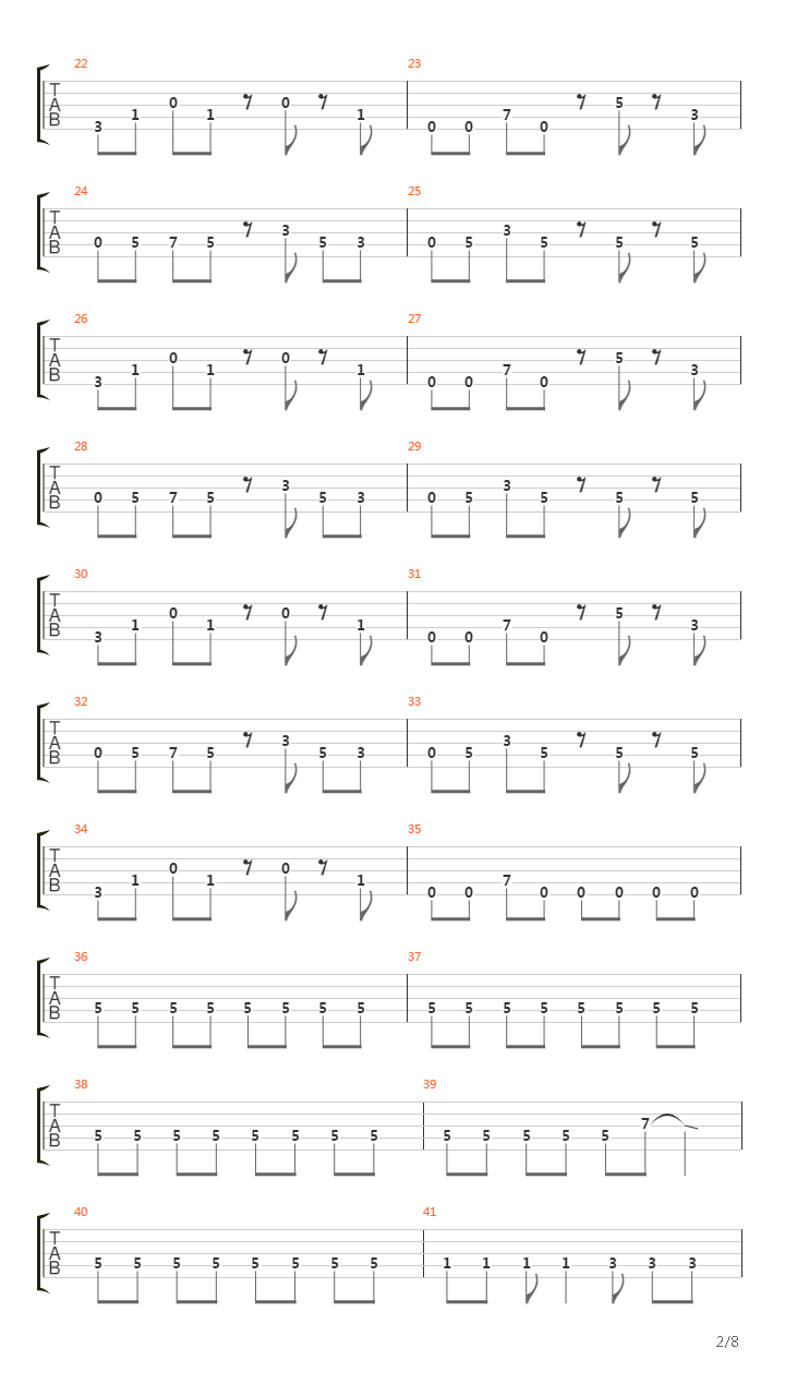 Between The Lines吉他谱