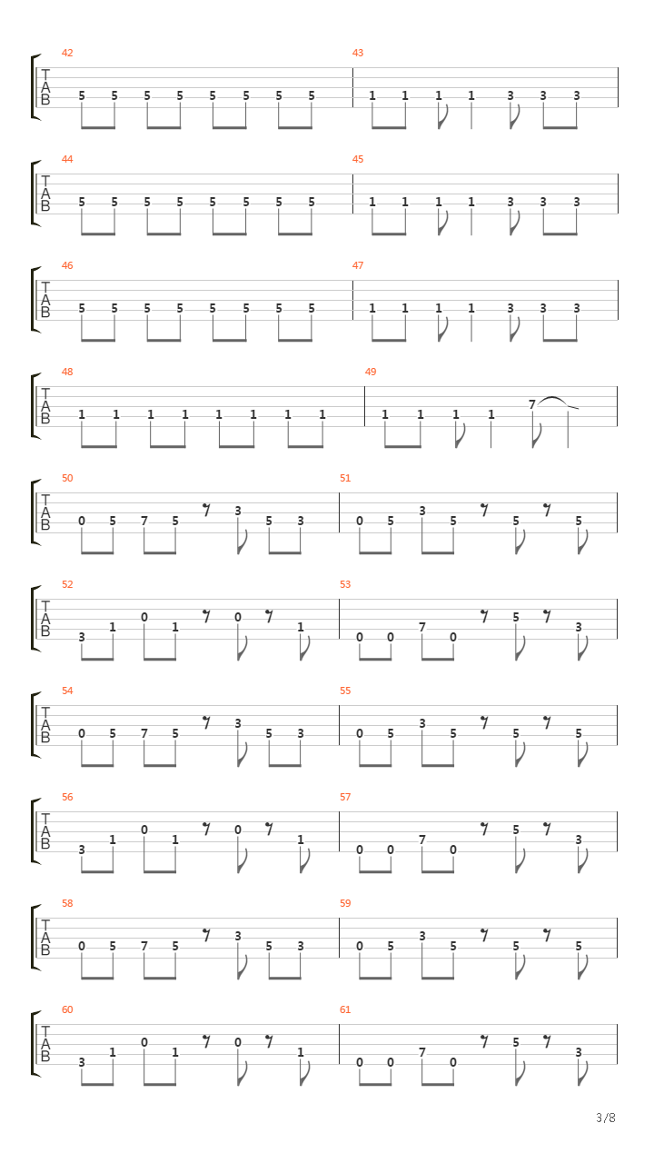 Between The Lines吉他谱