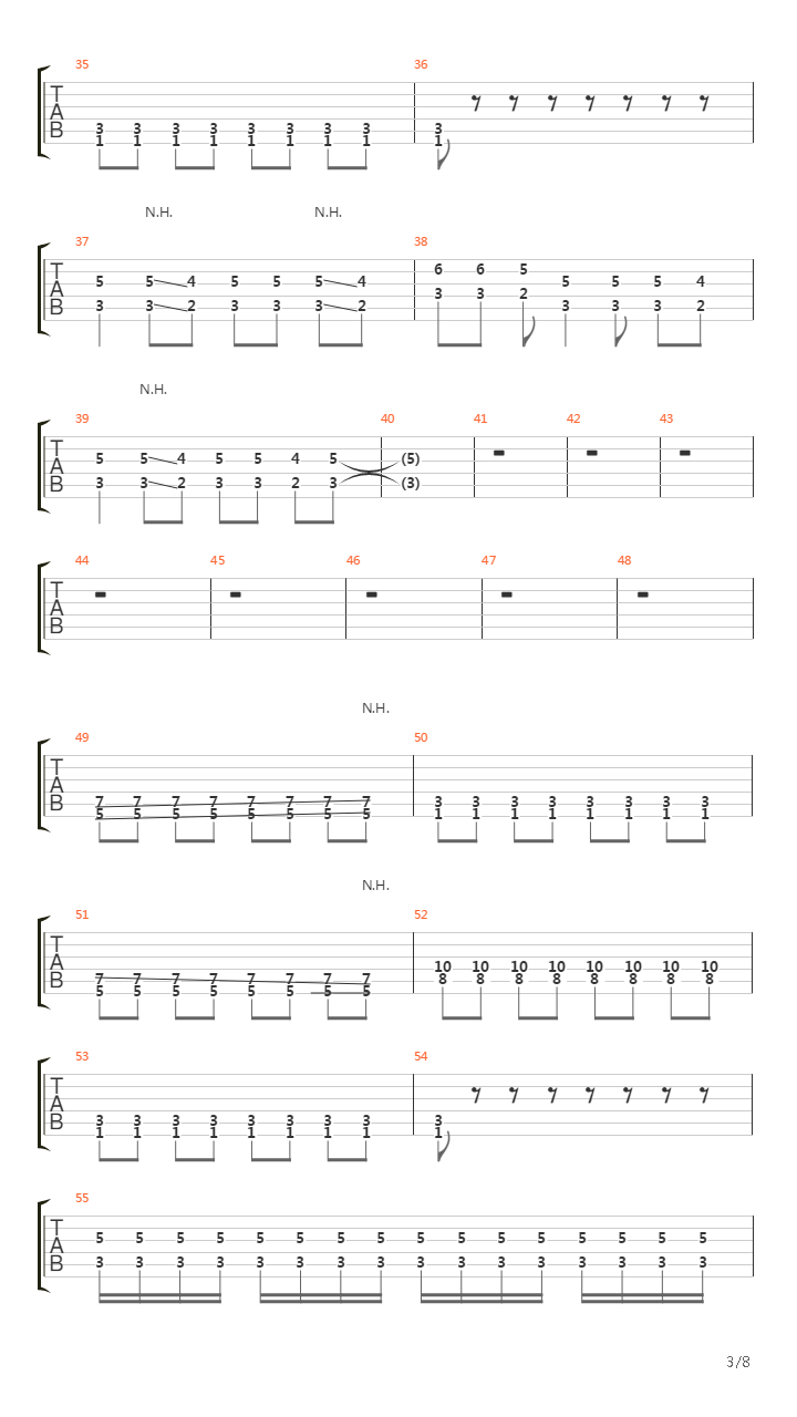 Cacophony吉他谱