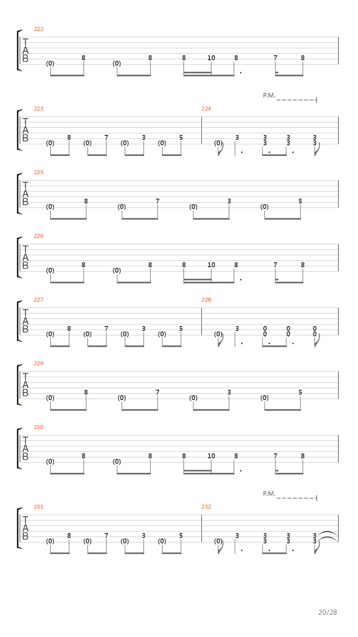 Hand Of Blood Part 2吉他谱