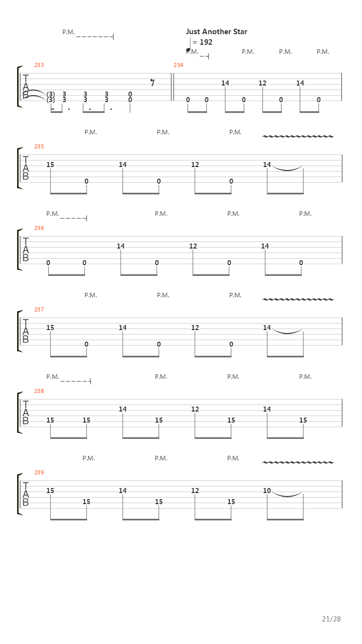 Hand Of Blood Part 2吉他谱