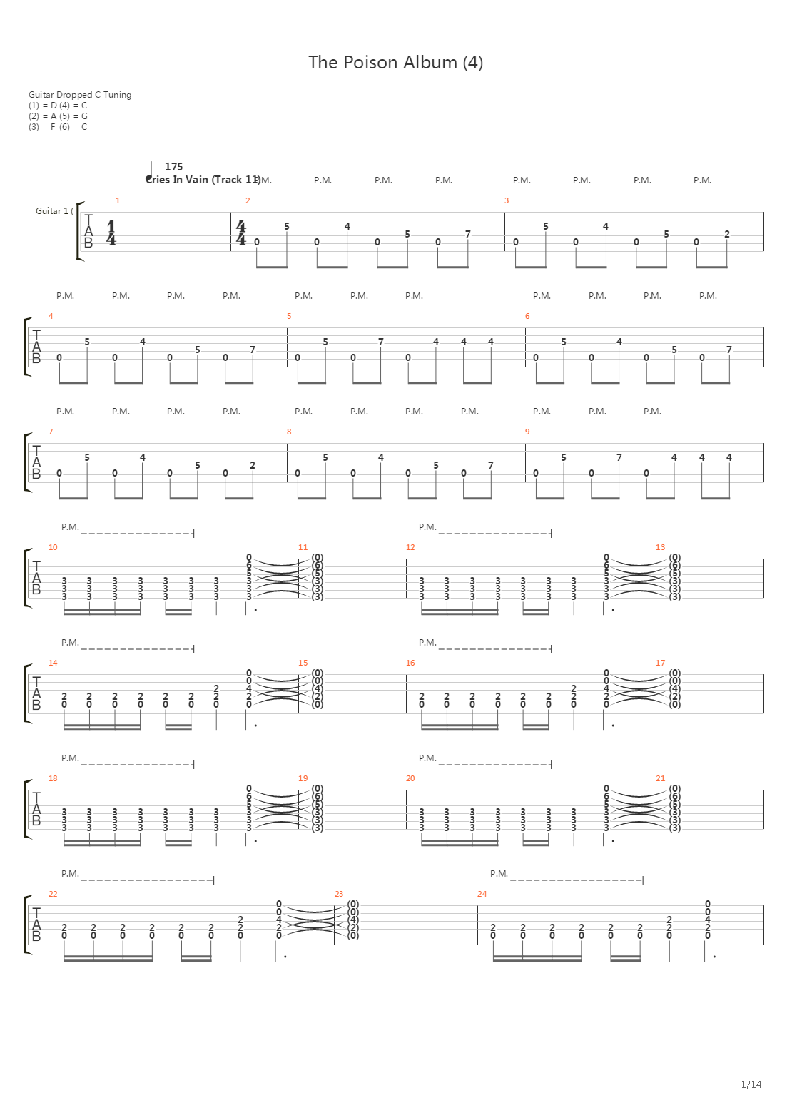 The Poison Part 4吉他谱