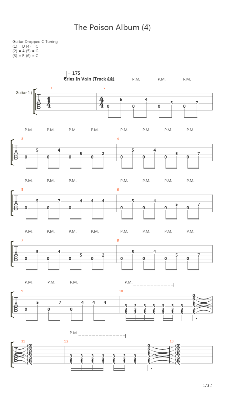 The Poison Part 4吉他谱