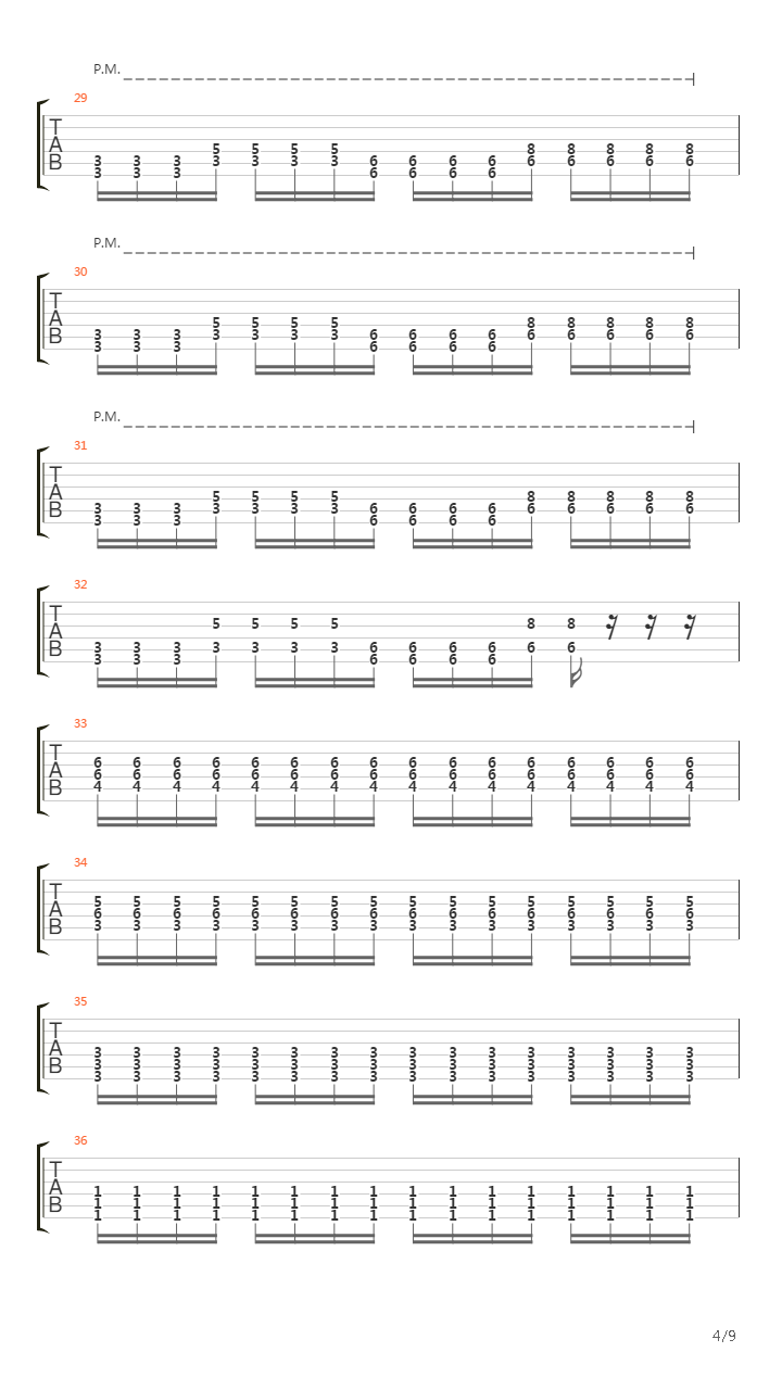 Final Distanation吉他谱