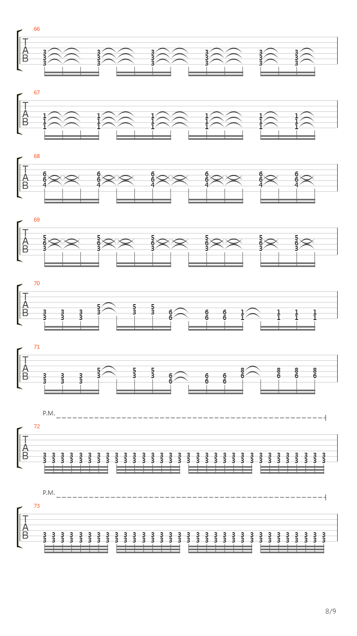 Final Distanation吉他谱