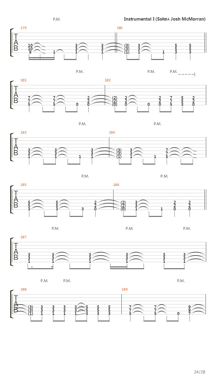 The Image Faded吉他谱