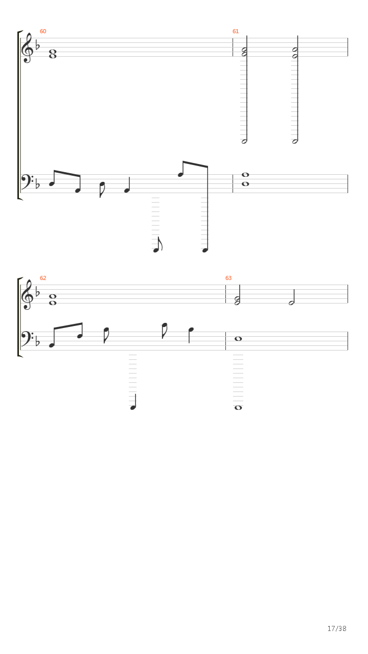 hayate（扒谱by cBm）吉他谱