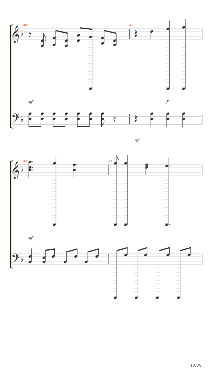 hayate（扒谱by cBm）吉他谱