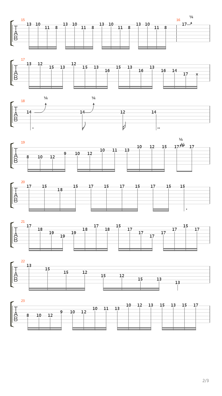 Metal Command (Solo)吉他谱