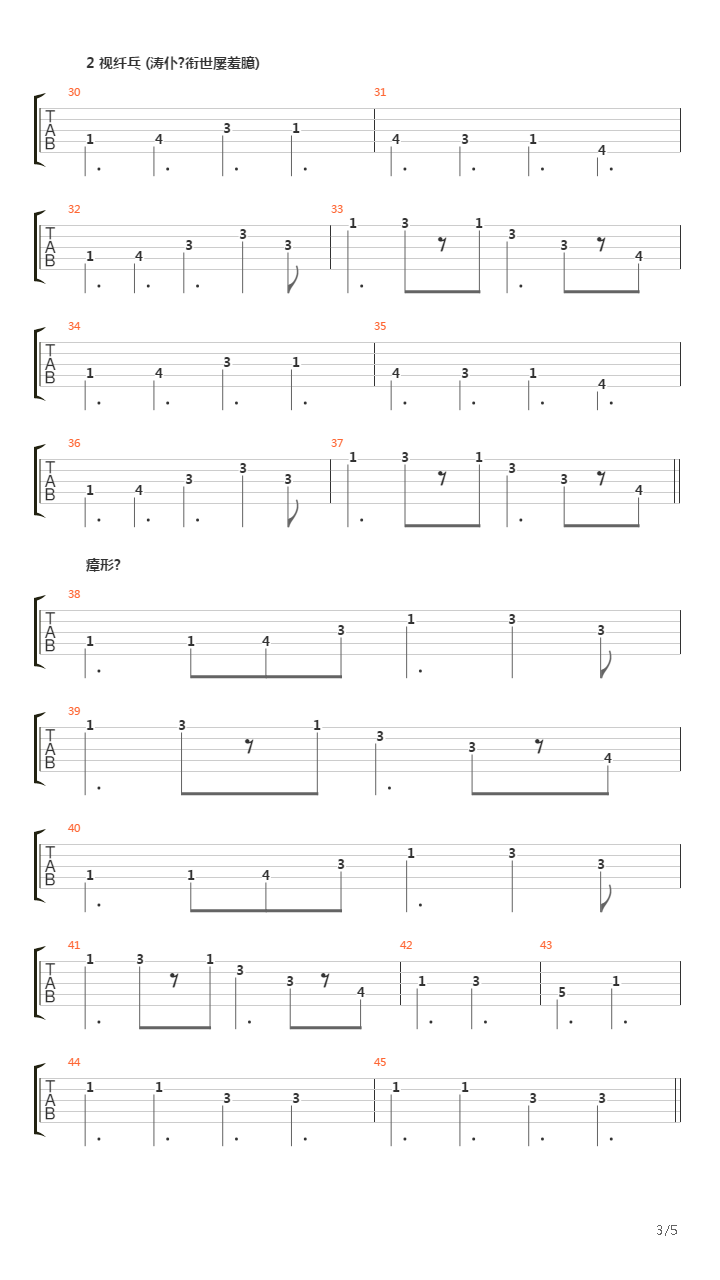 This Heaven (Bass)吉他谱