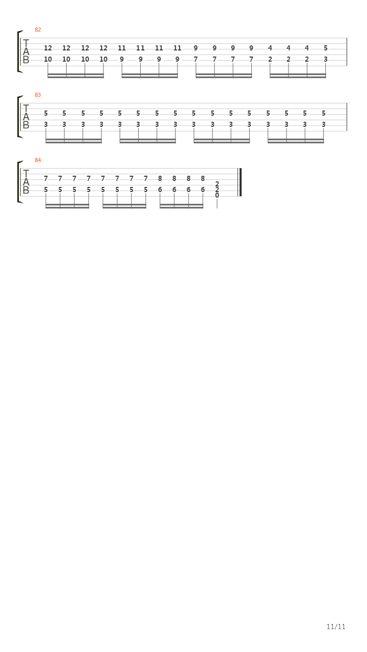 Structural Wound吉他谱