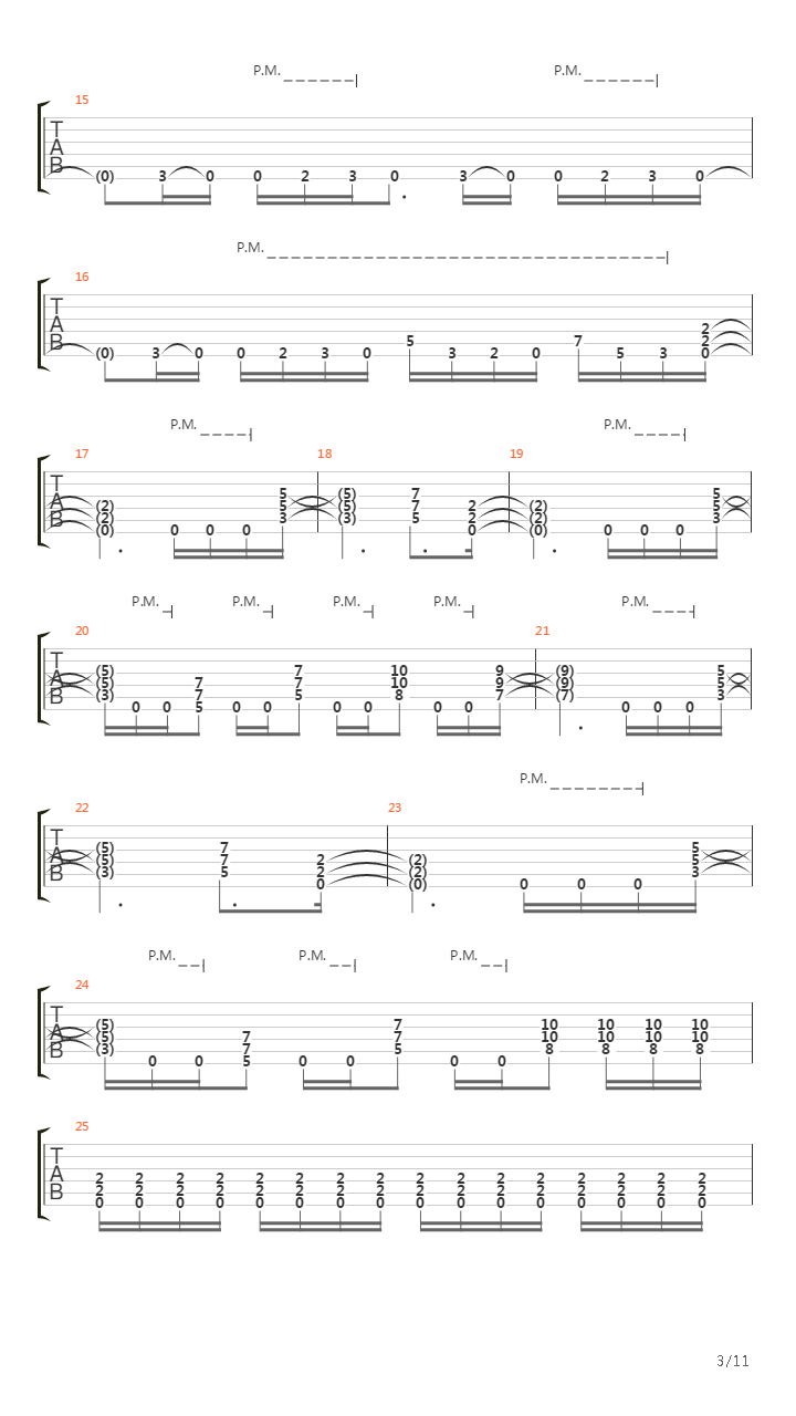 Structural Wound吉他谱