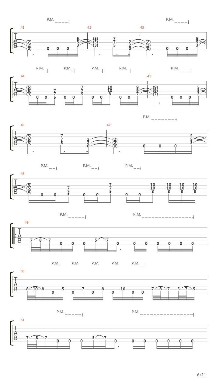 Structural Wound吉他谱