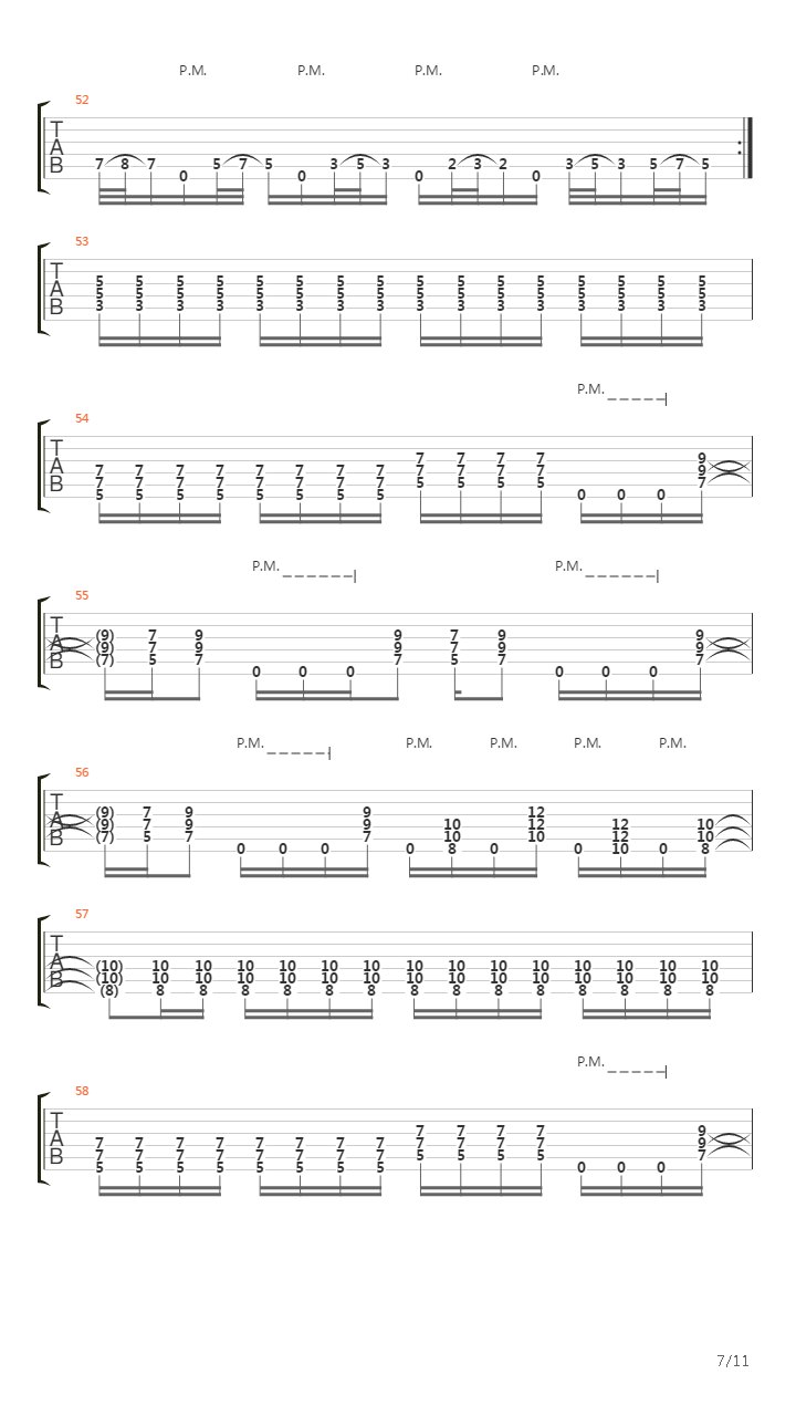 Structural Wound吉他谱