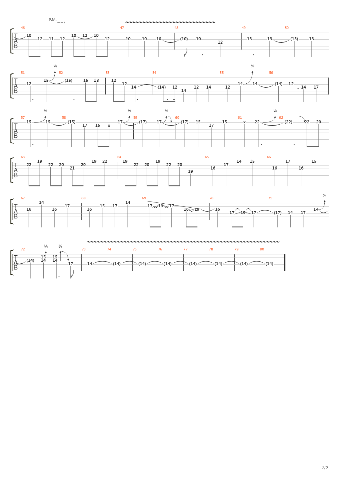 Remnants吉他谱