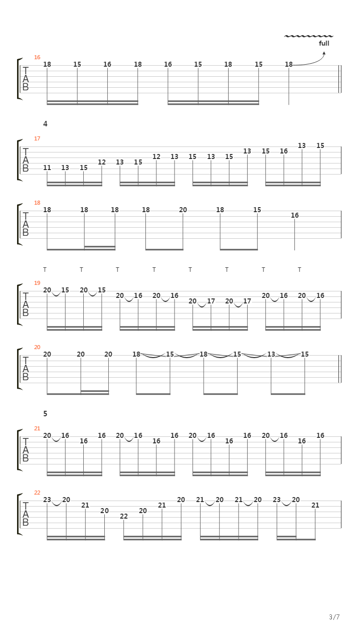 Through The Fire And The Flames (Solo Tutorial by Chris Zoupa)吉他谱