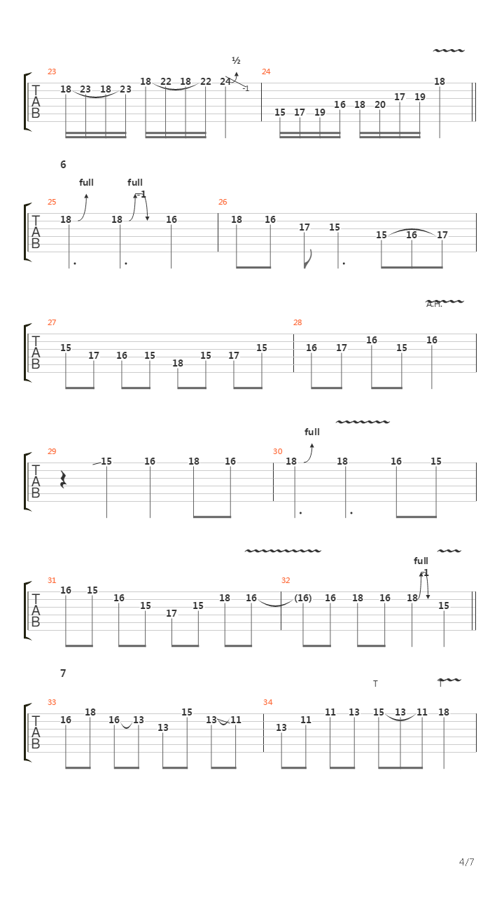 Through The Fire And The Flames (Solo Tutorial by Chris Zoupa)吉他谱