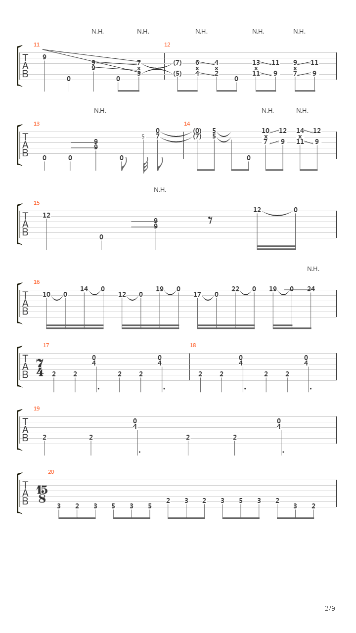 About To Crash (Reprise)吉他谱