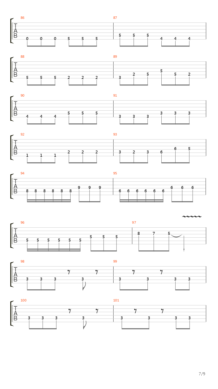 About To Crash (Reprise)吉他谱