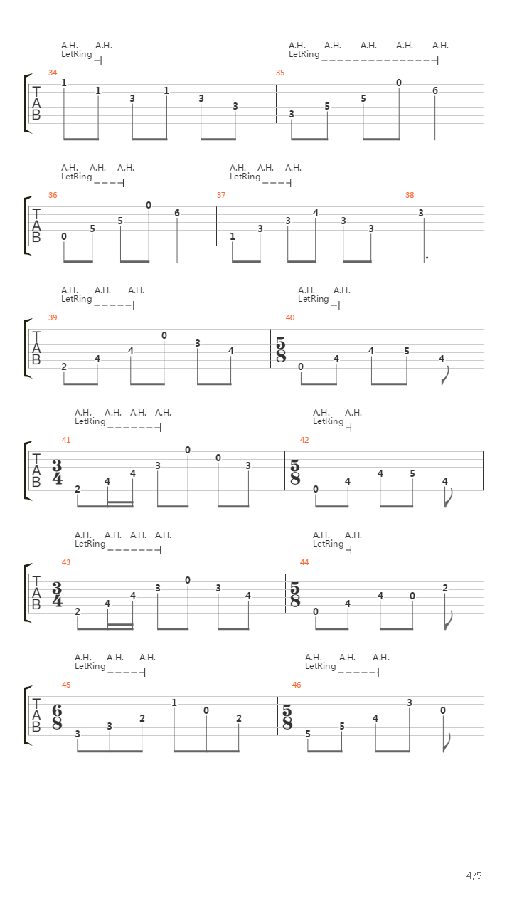 Carpe Diem (First Half)吉他谱