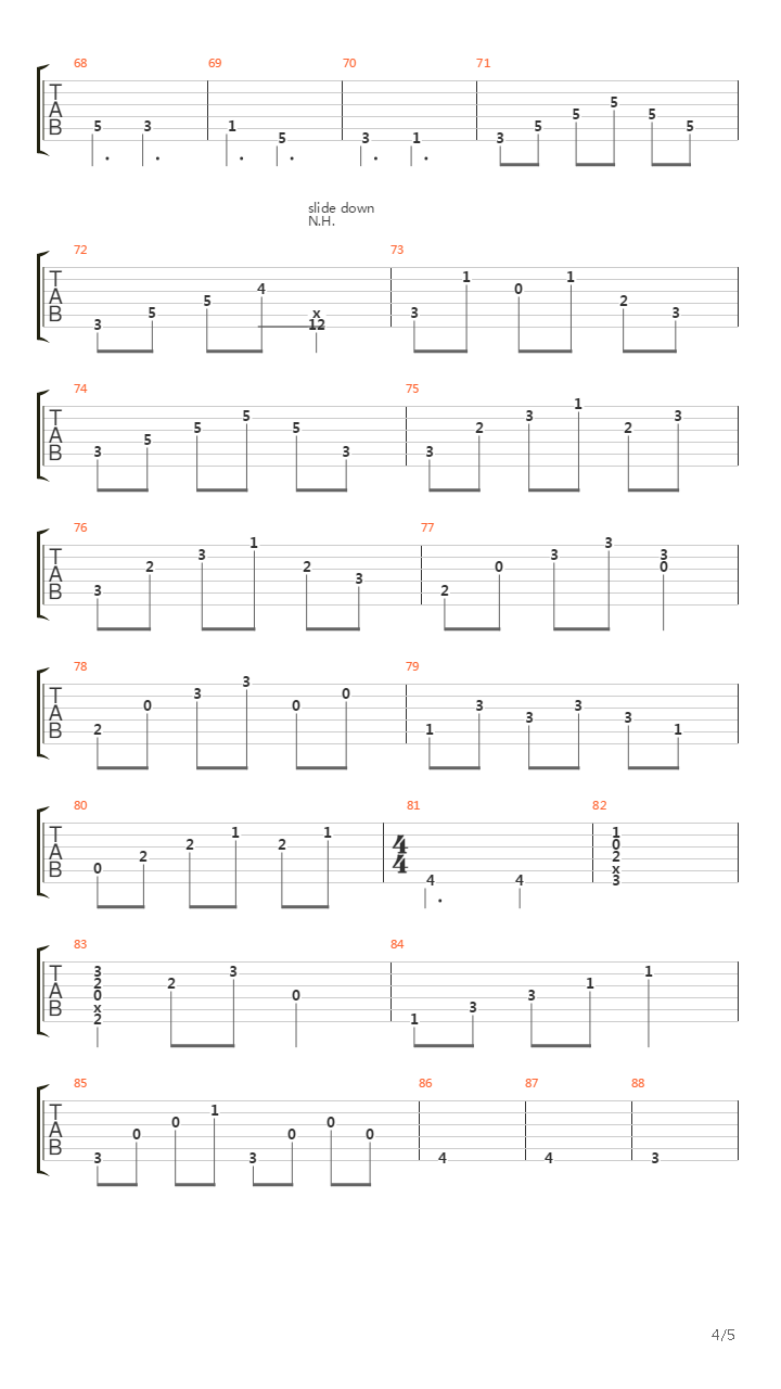 Losing Time Grand Finale吉他谱