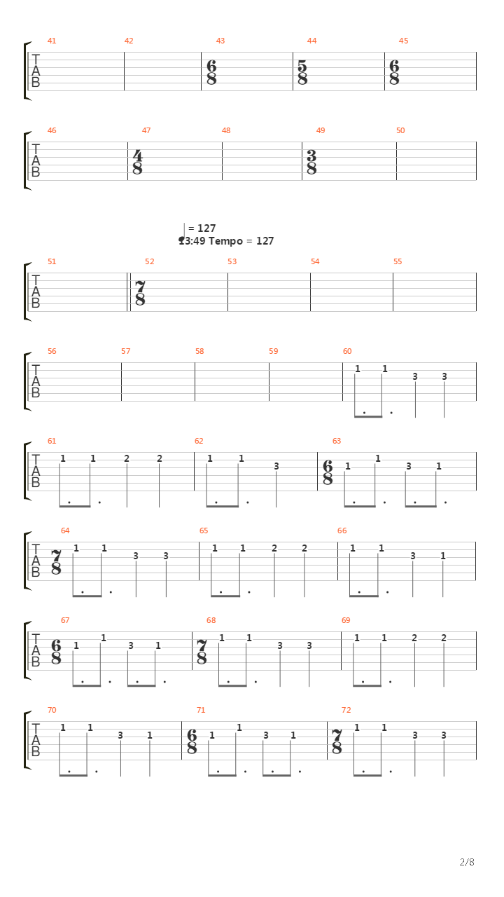 Octavarium吉他谱