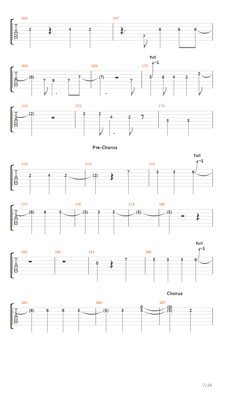 Octavarium吉他谱