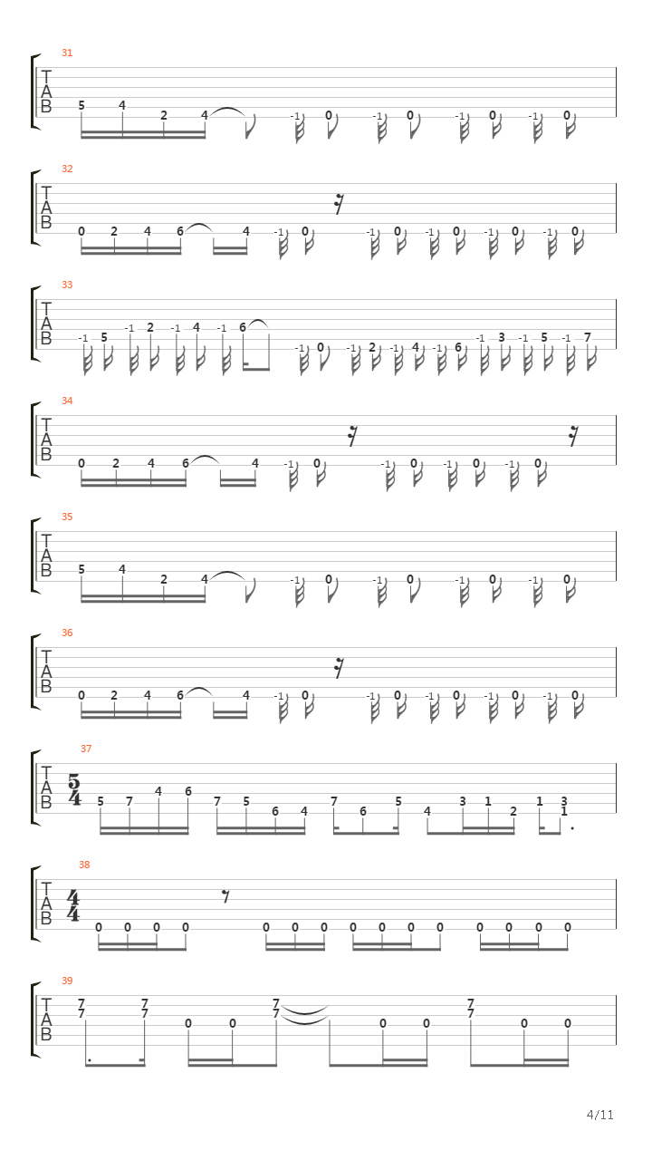 Overture 1928吉他谱