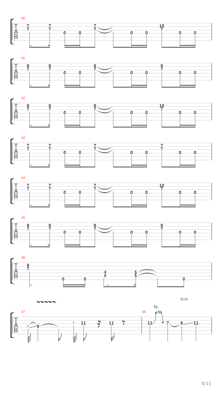 Overture 1928吉他谱