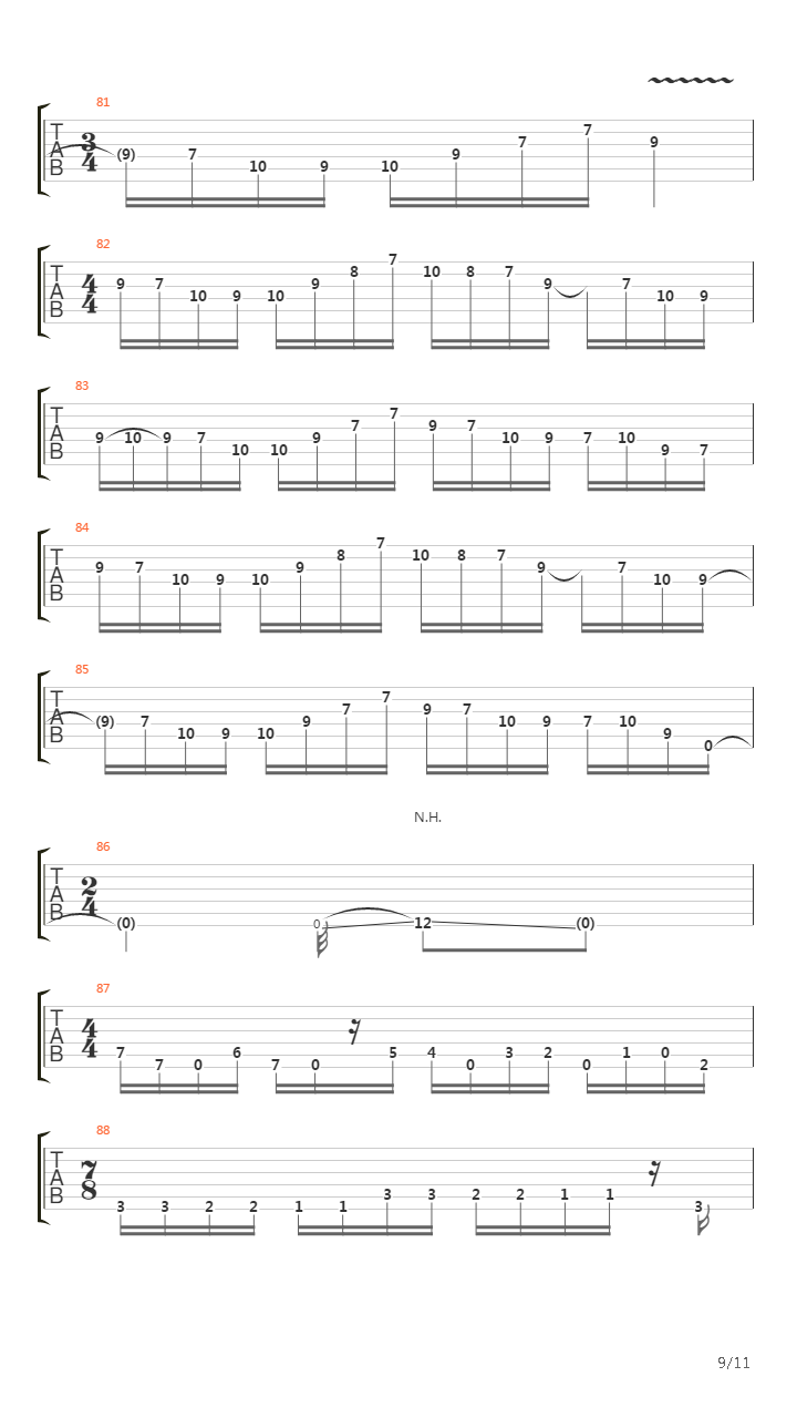 Overture 1928吉他谱