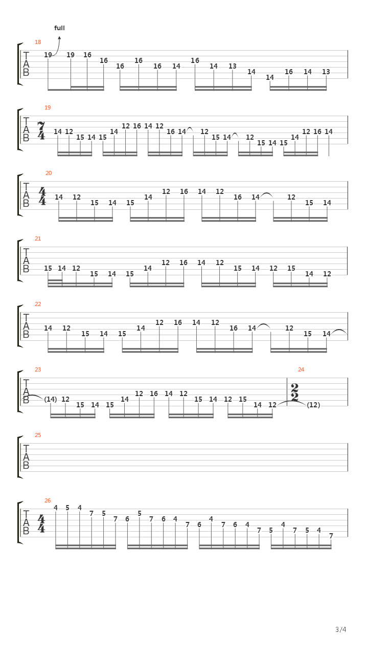 Overture 1928吉他谱