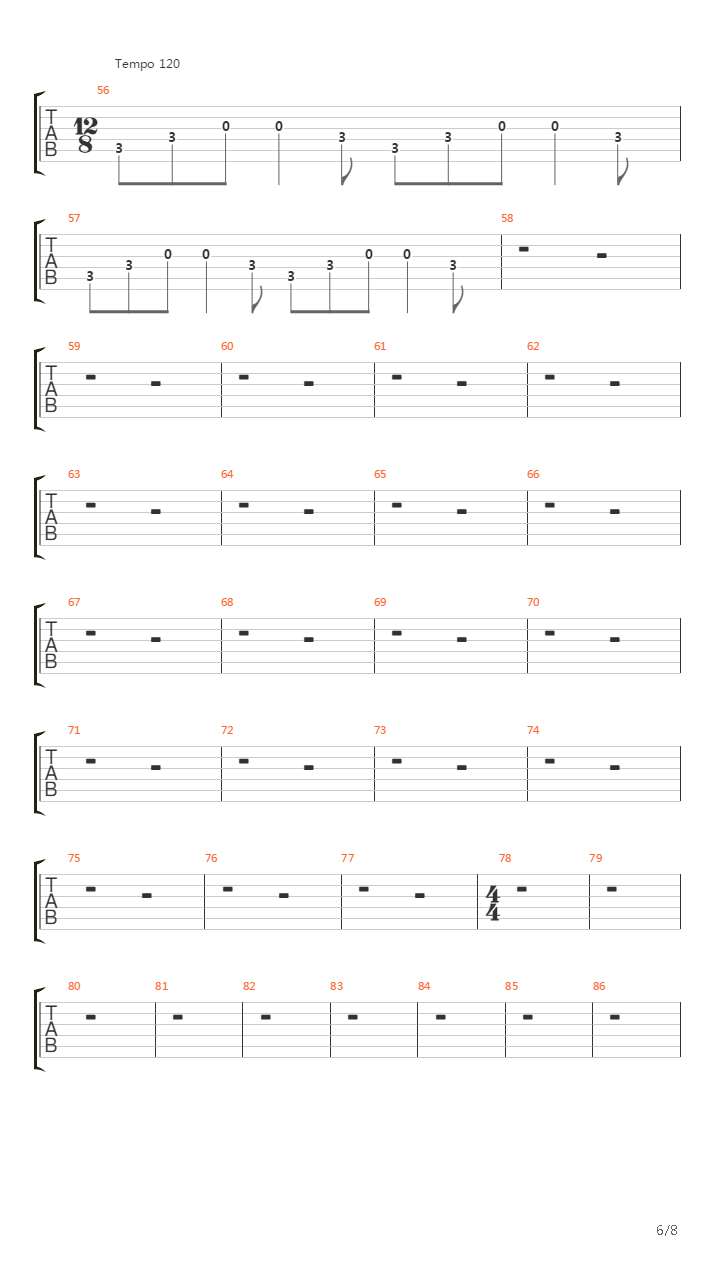 Peruvian Skies吉他谱