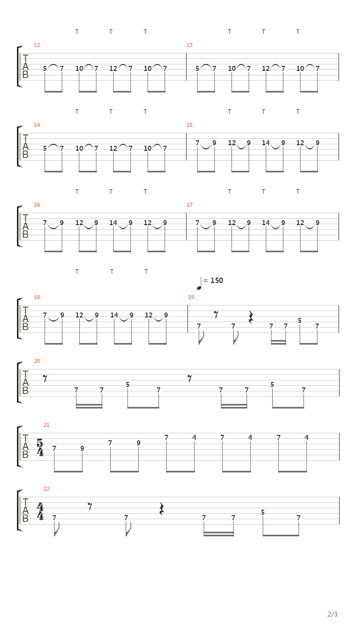 The Glass Prison (Parts)吉他谱