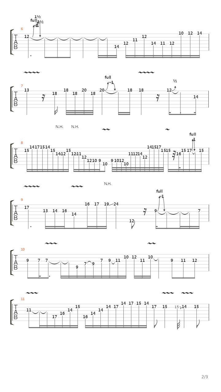 The Spirit Carries On (Guitar Solo)吉他谱