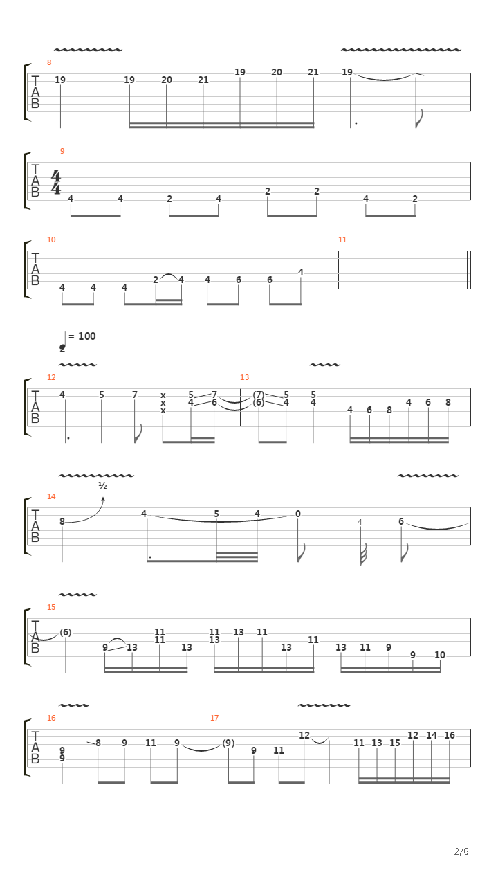 Erotomania (Solo Played by David Escobar)吉他谱