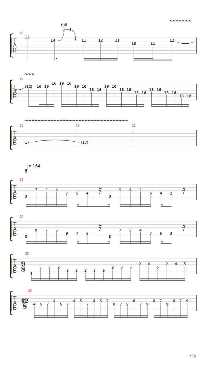 Erotomania (Solo Played by David Escobar)吉他谱