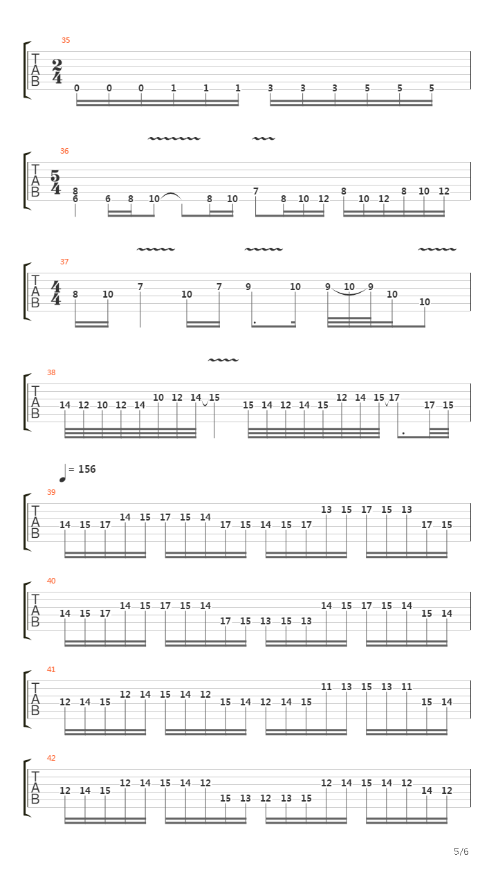 Erotomania (Solo Played by David Escobar)吉他谱